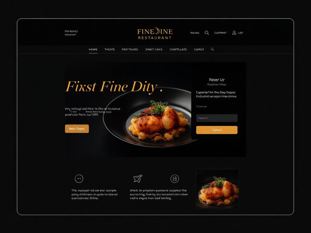 Fine Dine Restaurant — AI Content